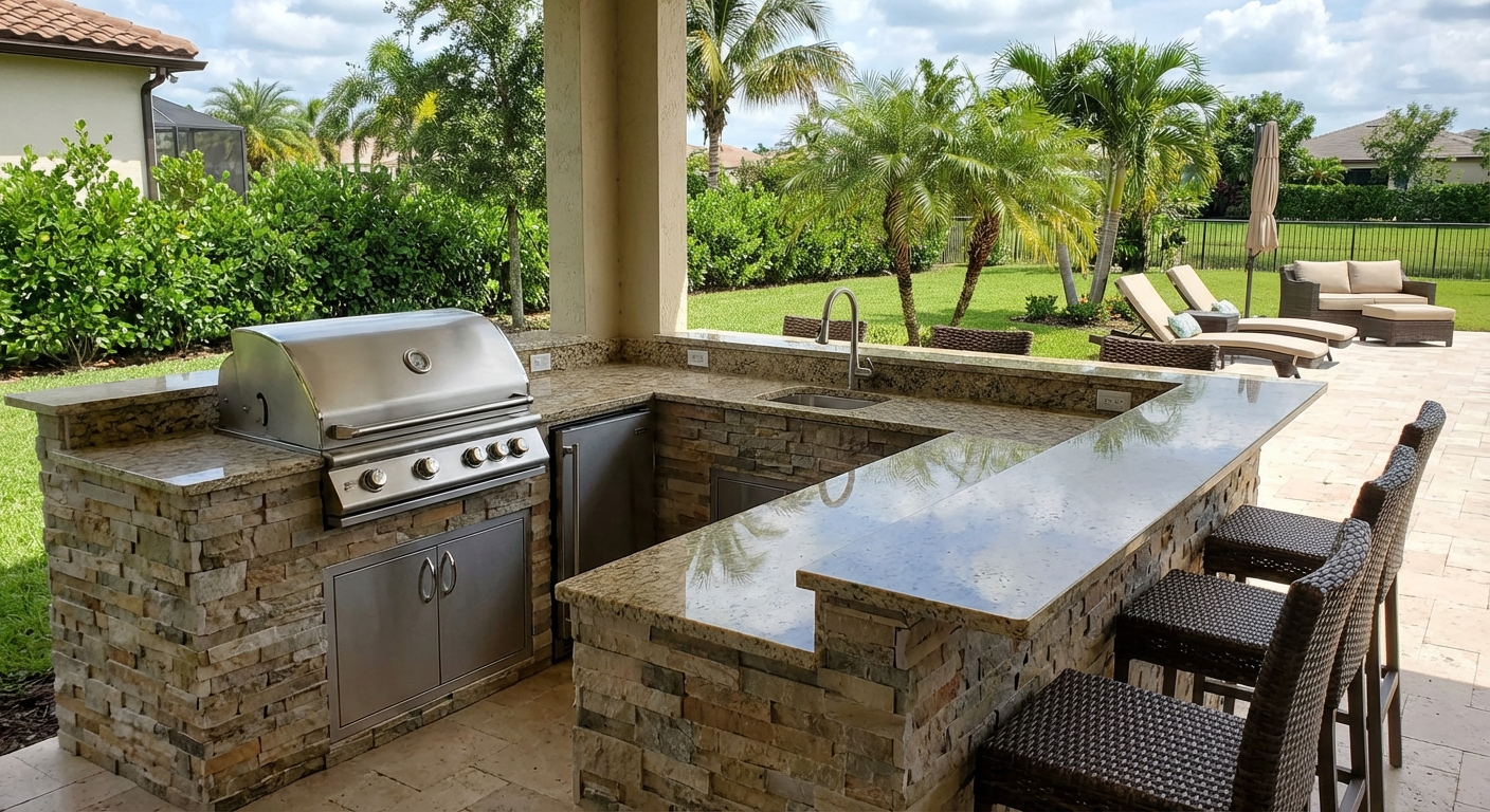 Outdoor Kitchen Installation Parkland