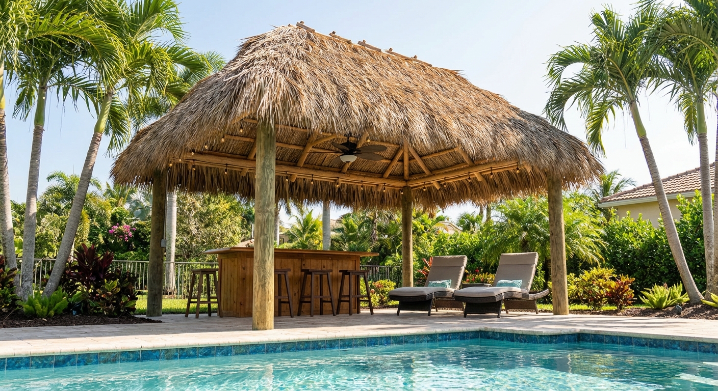 Custom Tiki Huts in Parkland